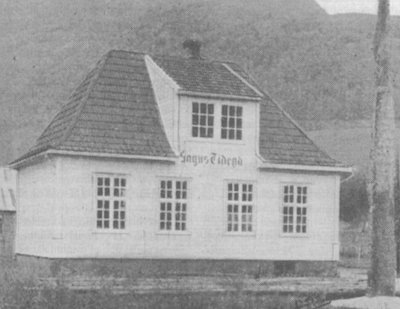 Huset det Sogns Tiden heldt til i Sogndal. Foto fr Kjenn ditt land 1936