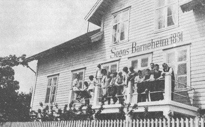 Sogns Barneheim p slutten av 1930-talet.