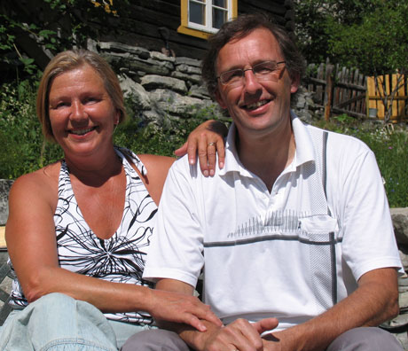 Sisco og Karl Viggo Waldersl�w  har f�tt eit nytt og betre liv. Foto:Brede R�sj�, NRK