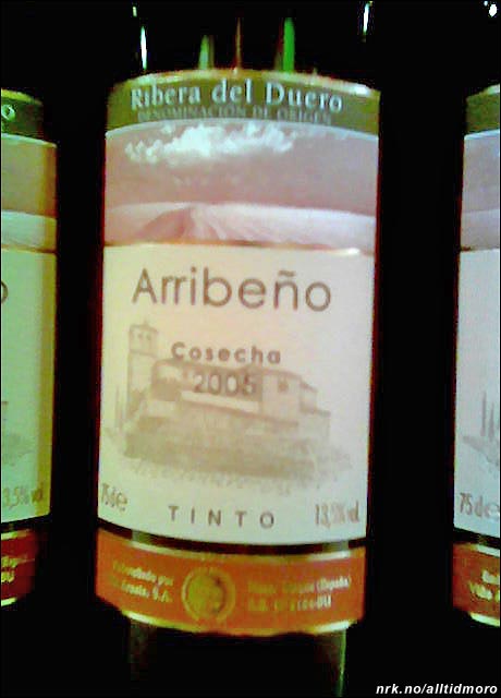 (Foto, og innsendt av: ELO, som så denne i en vinhylle i Spania)