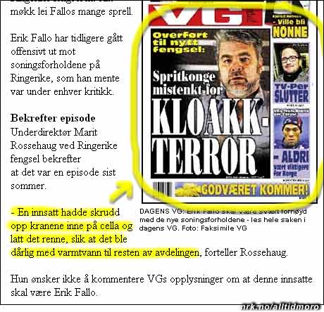 Den grusomme bakgrunnen for VGs oppslag om KLOAKKTERROR. Den grusomme bakgrunnen for VGs oppslag om KLOAKKTERROR.