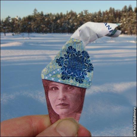 Og her ser vi Kirsten Flagstad, i en fiks topplue av Kristian Birkeland. (Alltid Moro) Og her ser vi Kirsten Flagstad, i en fiks topplue av Kristian Birkeland. (Alltid Moro)