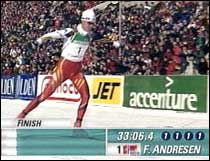 Frode Andresen vant VM-jaktstarten i Holmenkollen i 2000.