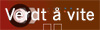 Banner Verdt  vite 100