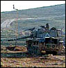 Israelske stridsvogner jevnet palestinske hus med jorden.
