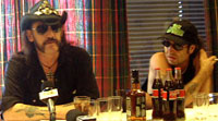 Lemmy, Jack D. og Phil med ryggskaden